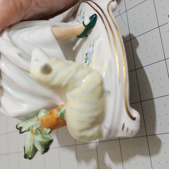 Figurine Porcelaine Goebel Schaubach - Cavalier Sur Chèvre, Années 1930, Art Déco